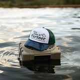 Easy Does It Hat | White + Green | Sendero Provisions Co.