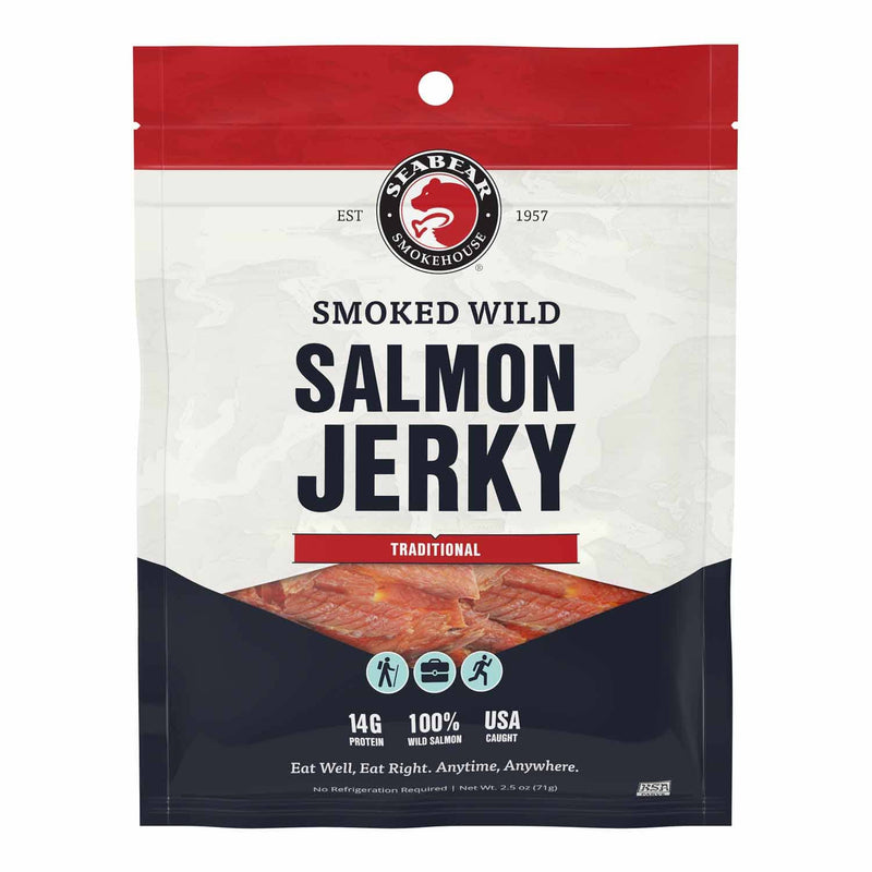 Smoked King Salmon Jerky | Seabear Smokehouse
