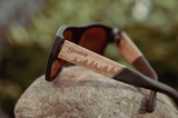 Cliff Sunglasses | Matte Black: HD Plus Polarized Amber | Smokey Bear x CAMP