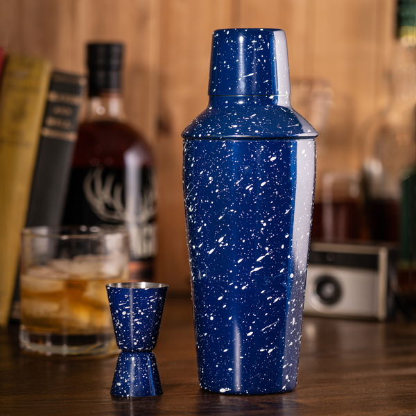 Enamel Camping Shaker & Jigger | Foster & Rye
