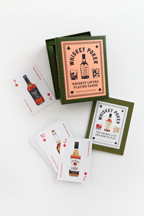 Whiskey Poker Playing Cards | Laurence King Publishing