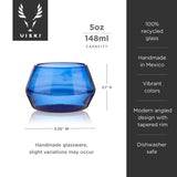 Tequila Copita Glass | Cobalt | Viski