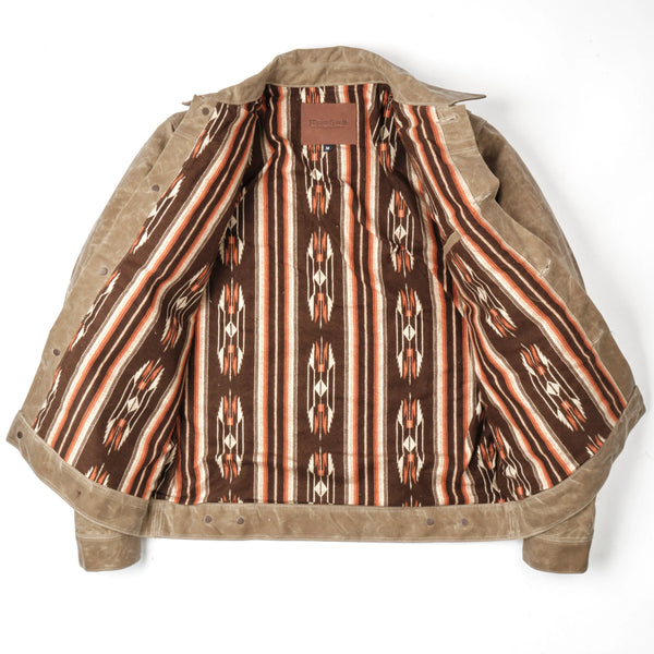 Riders Jacket | Tobacco Brown Interior | Freenote Cloth