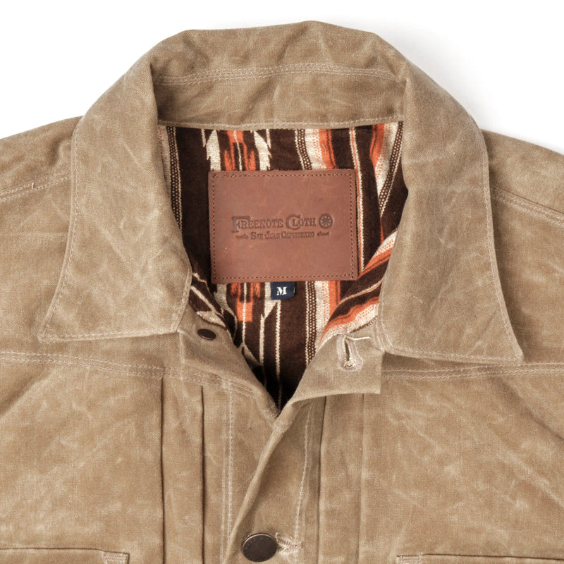 Riders Jacket | Tobacco Brown Interior | Freenote Cloth