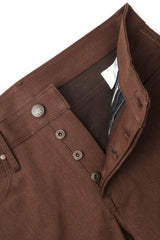 Rios Slim Straight | 15 oz. Dark Brown | Freenote Cloth