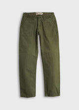 Herringbone Brigade Pant | Army | Iron & Resin