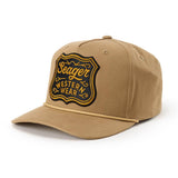 Badge Snapback | Khaki | Seager Co.