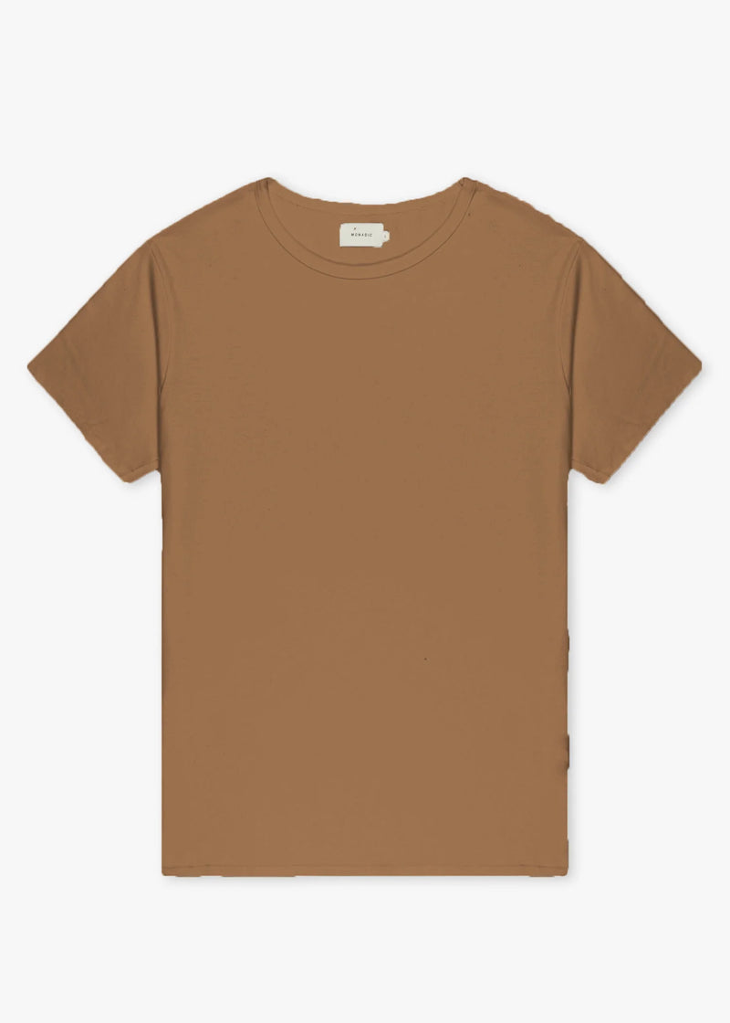 Basis S/S Tee | Sand | Monadic Clothing