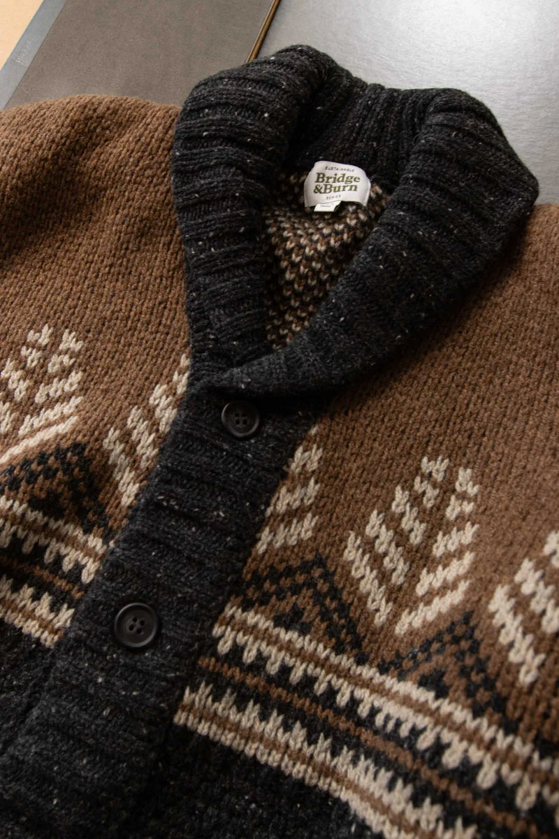 Aaron Sweater | Charcoal Multi | Bridge & Burn