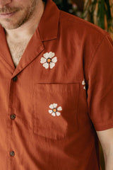 Collins Slim Shirt | Redstone Bloom | Bridge & Burn