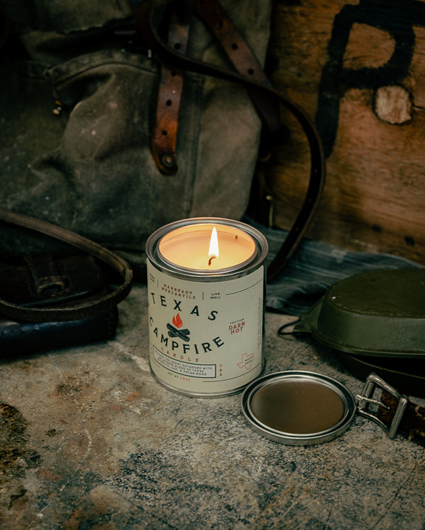 Texas Campfire Candle | Manready Mercantile