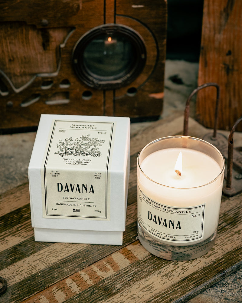 The Noble Series Soy Candle | Davana | Manready Mercantile