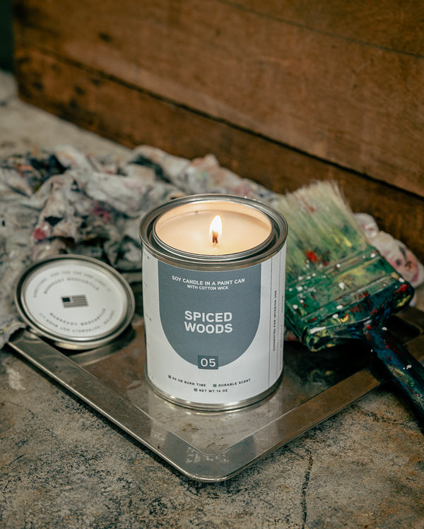 Paint Can Candle 05 | Spiced Woods | Manready Mercantile