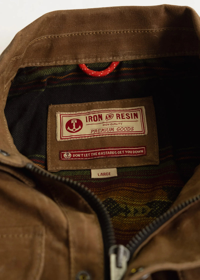 Cruiser Jacket | Alaskan Waxed Canvas | Iron & Resin