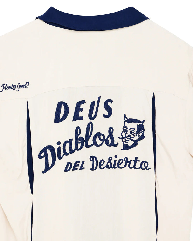 Diablo Bowling Shirt | Dirty White | Deus Ex Machina