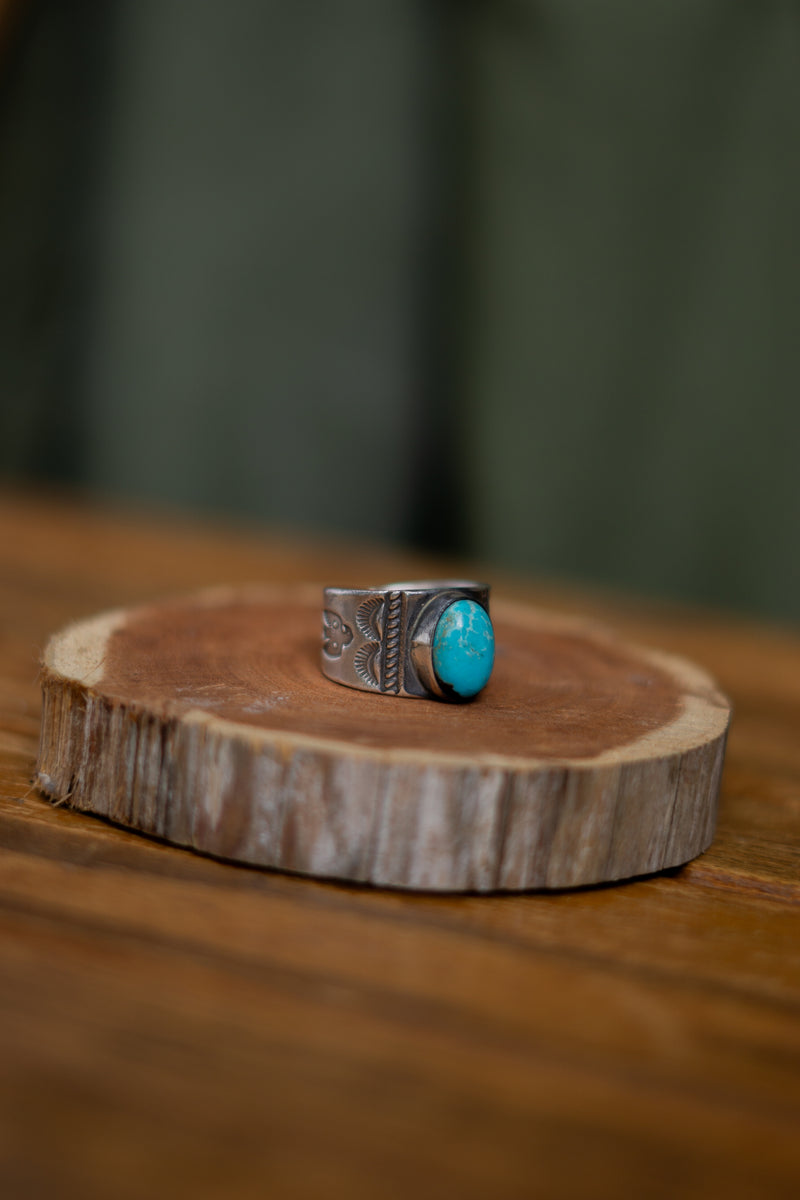 Signature Single Stone Ring | Turquoise | Red Rabbit Trading Co.