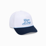Have A Day Blue Contrast Bill Rope Hat | Breezy Golf