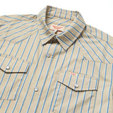 El Ranchero S/S Shirt | Tidal Foam Stripe | Seager Co.