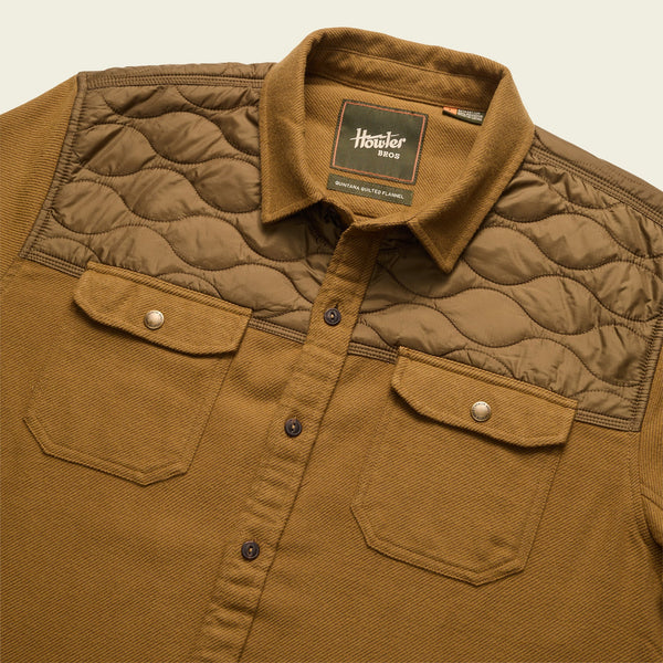 Quintana Quilted Flannel | Teak | Howler Bros