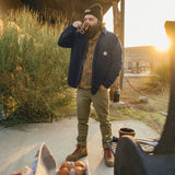 Allegheny Fleece Overshirt | Dark Indigo | Howler Bros