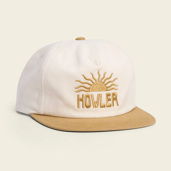 El Sol Snapback | White & Gold | Howler Bros