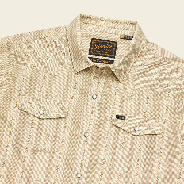 H Bar B Snapshirt | Prairie Garland : Dust | Howler Bros