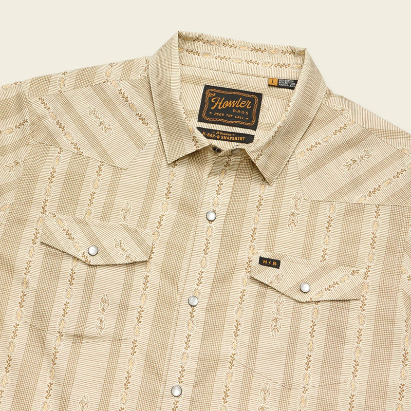 H Bar B Snapshirt | Prairie Garland : Dust | Howler Bros