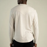 Tex Western L/S Henley | White | Sendero Provisions Co