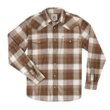 Durango Flannel Pearlsnap Shirt | Woodrow Plaid : Saddle | Sendero Provisions Co