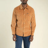 Wyatt Pearl Snap Corduroy Shirt | Sandstone | Sendero Provisions Co