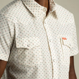 Confluence Tech S/S Shirt | Tejas Amigos - Cream | Sendero Provisions Co