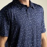High Noon Performance Polo | Best Of Luck - Midnight | Sendero Provisions Co