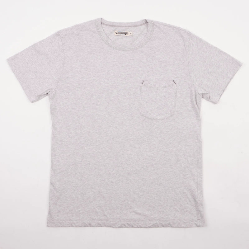 7 oz Pocket Tee | Heather Grey | Freenote Cloth