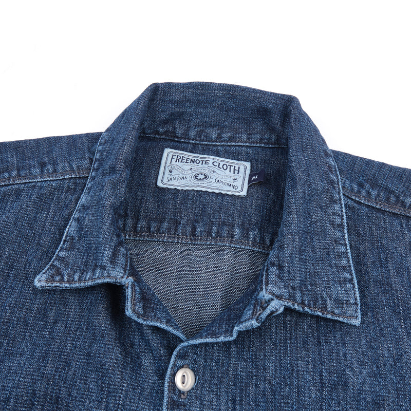 Dayton S/S Shirt | Indigo | Freenote Cloth