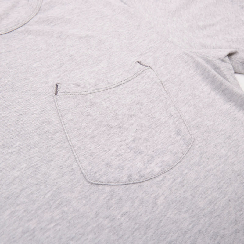 7 oz Pocket Tee | Heather Grey | Freenote Cloth