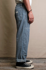 Ortega Pant | Indigo Stripe | Freenote Cloth