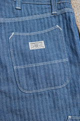 Ortega Pant | 13 oz Blue Herringbone | Freenote Cloth
