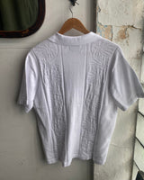 Access Knit Polo Shirt | Vintage White | Critical Slide