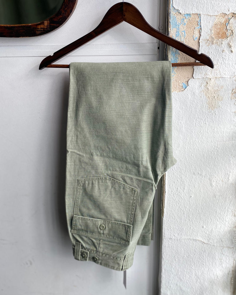 The Surplus Pant | Field Olive Reverse Sateen | Taylor Stitch