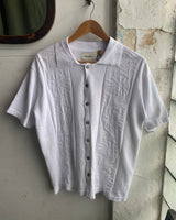Access Knit Polo Shirt | Vintage White | Critical Slide