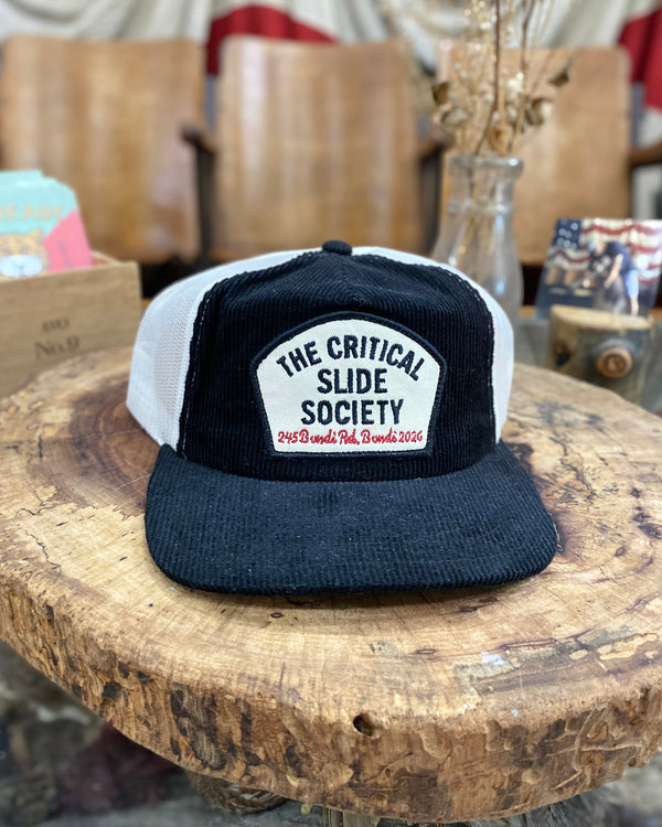 Local Mesh Patch Trucker | Black | Critical Slide