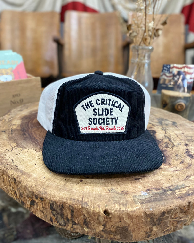 Local Mesh Patch Trucker | Black | Critical Slide