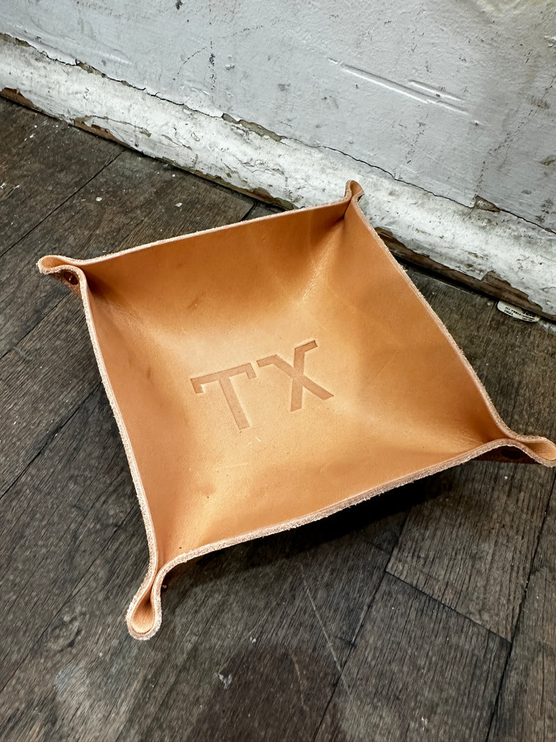 Leather Valet Tray | TX | Manready Mercantile