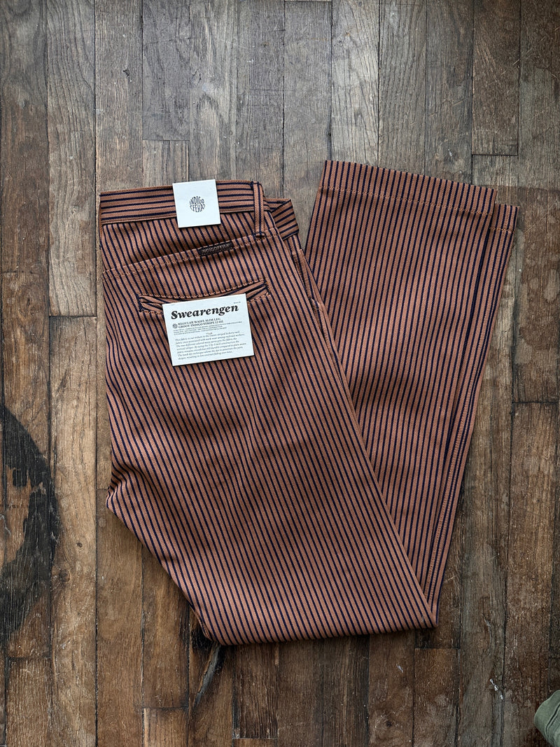 Swearengen Pant | Groot/Indigo Stripe | Indigofera