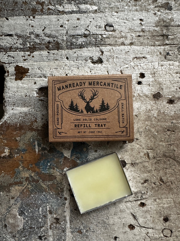 LORE | Solid Cologne Refill | Manready Mercantile