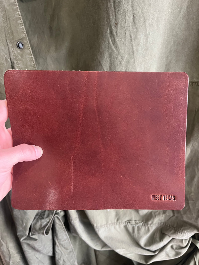 Leather Mouse Pad | West Texas | Manready Mercantile