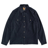 Webster Shirt | Horizontal Corduroy Navy  | Indigofera