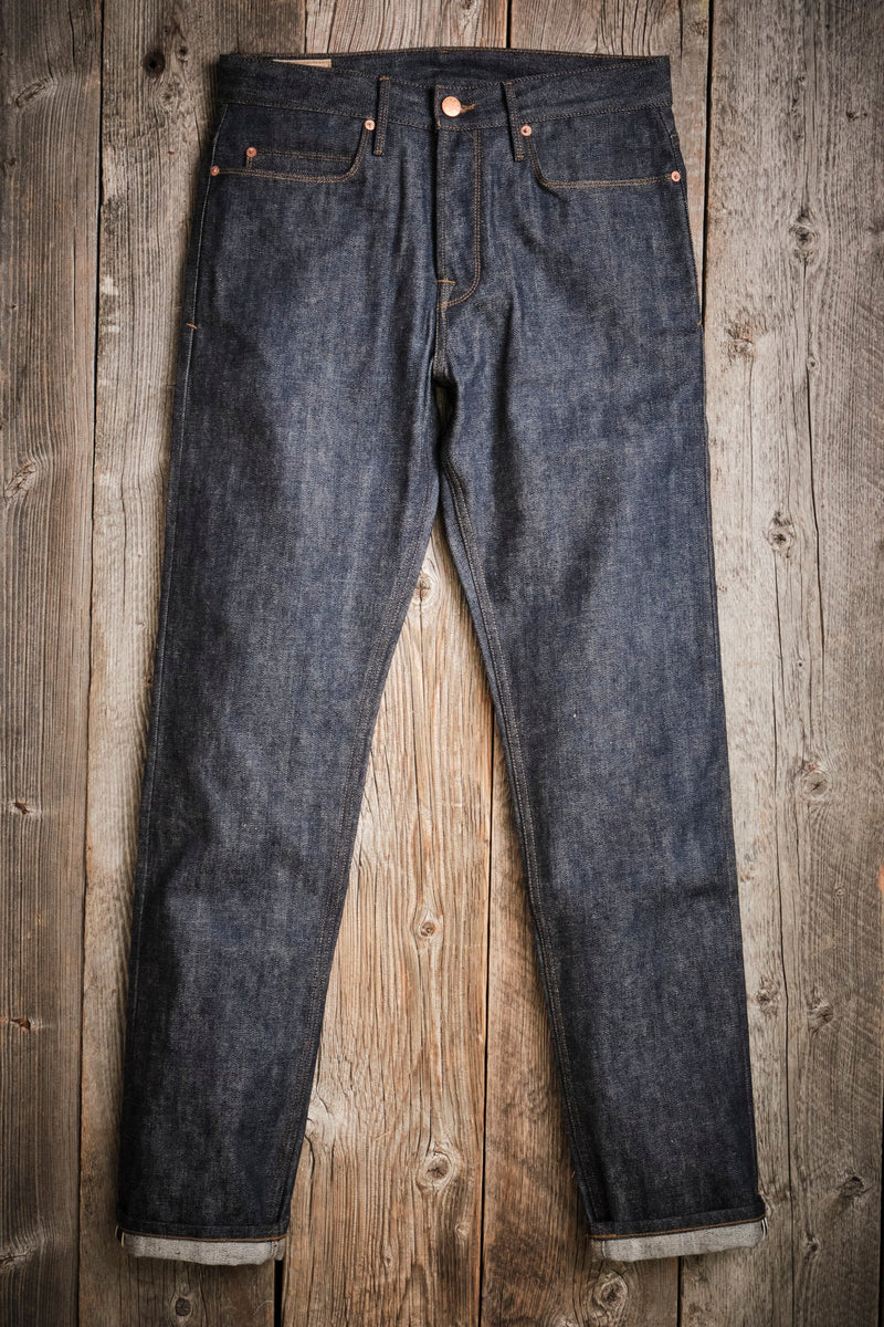 Portola Classic Taper | 13 oz Indigo Denim | Freenote Cloth