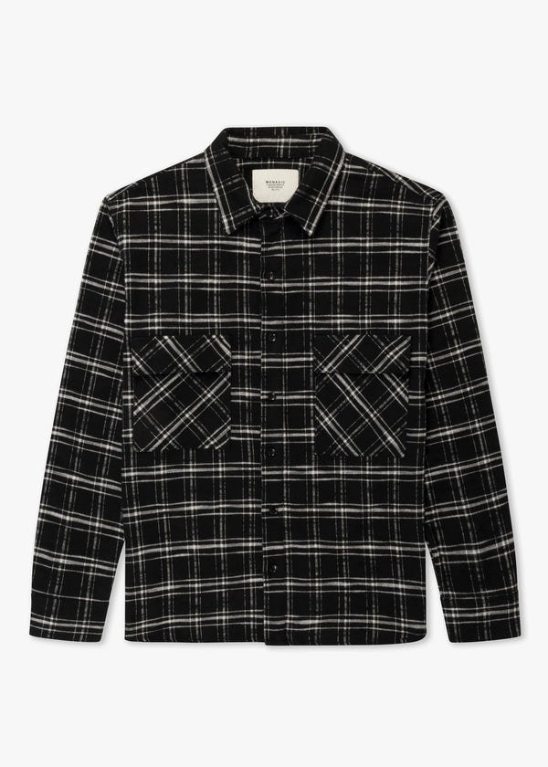 Phelps Shirt | Black Check | Monadic Clothing