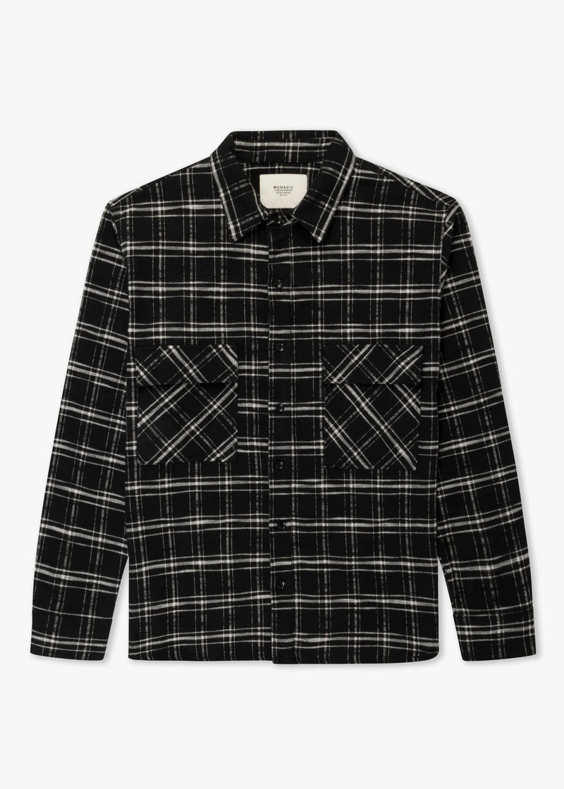 Phelps Shirt | Black Check | Monadic Clothing